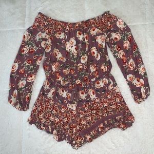 Off the shoulder romper